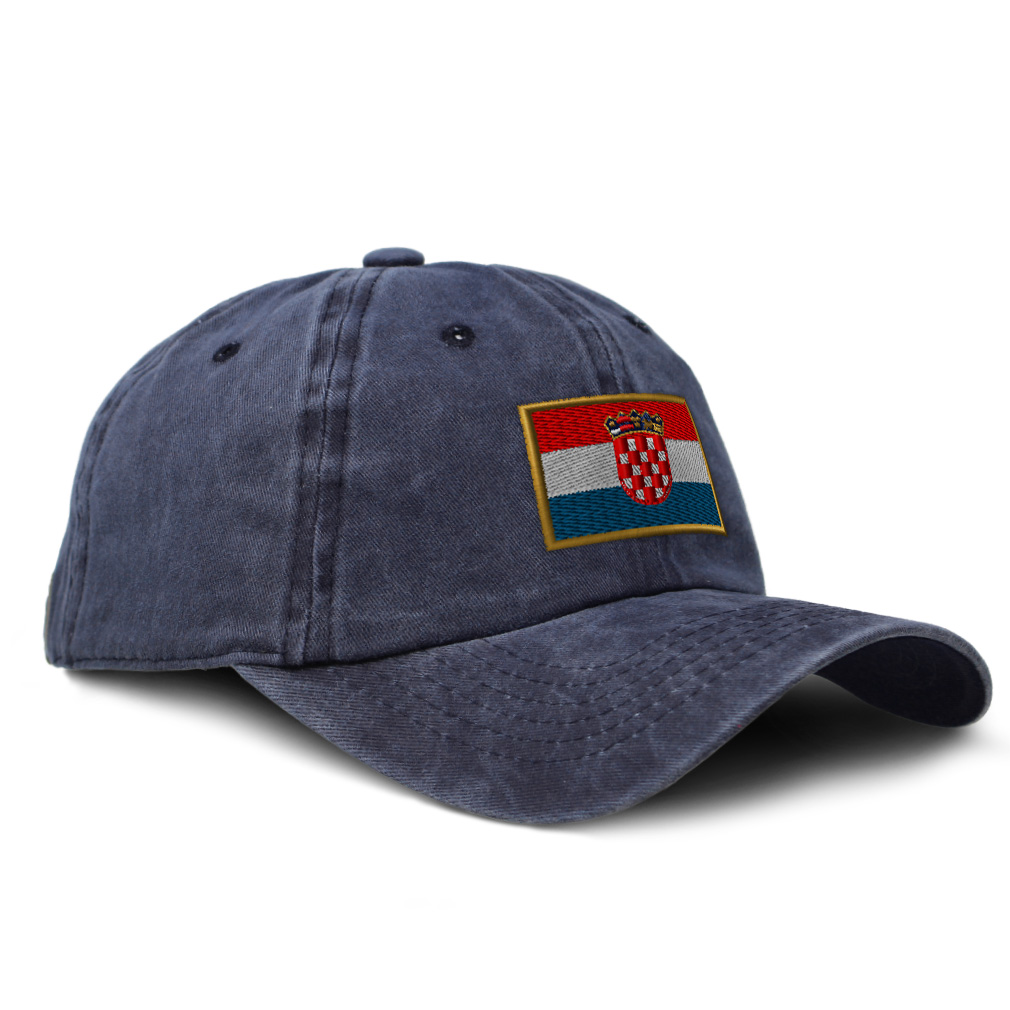 Soft Washed Baseball Cap Croatia Olympics Sports Cotton Dad Hats for Men & Women - Picture 10 of 15