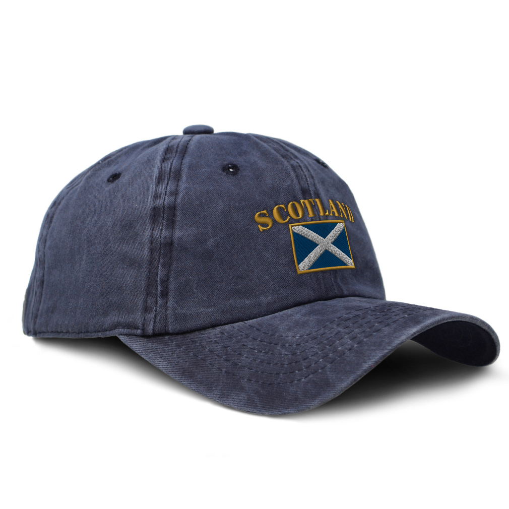 Washed Cotton Baseball Cap Scotland Flag Flags Cotton Dad Hats for Men & Women - Picture 10 of 13